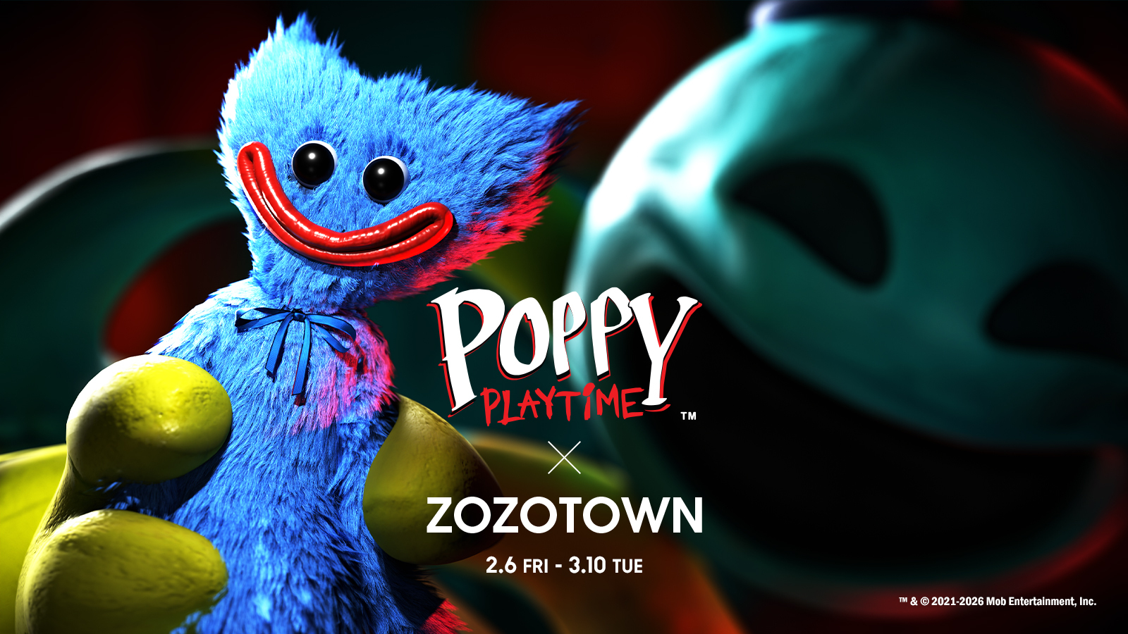 人気ホラーゲームシリーズ『Poppy Playtime』とZOZOTOWNが